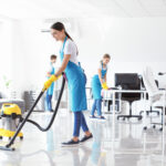 Team,Of,Janitors,Cleaning,Office